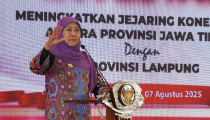 Dipimpin Khofifah, Misi Dagang Jatim di Lampung Raup Triliunan Rupiah