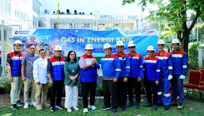 PGN Salurkan Gas Bumi ke RSUP Kariadi, Hemat Biaya Operasional Rp3 Miliar.