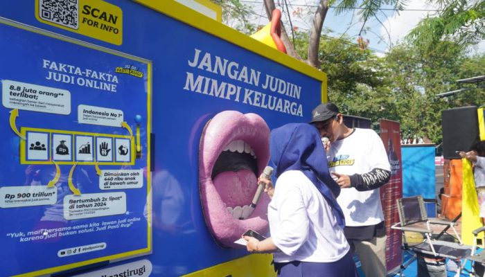 Kampanye Anti-Judi Online, Telkomsel dan GoPay Hadirkan Roadshow “Judi Pasti Rugi” di Surabaya