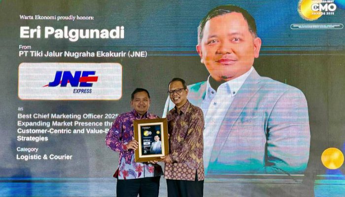 Eri Palgunadi Dinobatkan Best CMO 2025 dari Warta Ekonomi