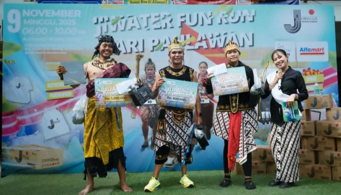 Maknai Hari Pahlawan, Jiwater Rayakan dengan Fun Run Bareng Veteran