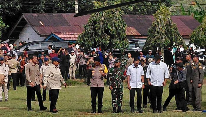 Presiden Prabowo Terbang ke Aceh Tamiang Usai Kunjungan di Tapanuli Selatan
