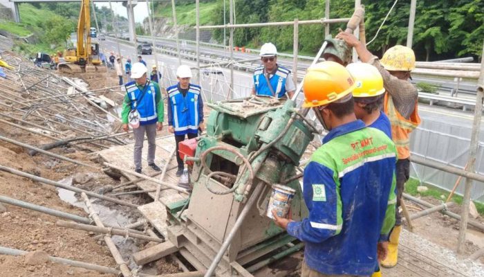 Jaga Keamanan Pengguna Jalan, PT JPT Perkuat Struktur Tebing Tol Gempol–Pandaan