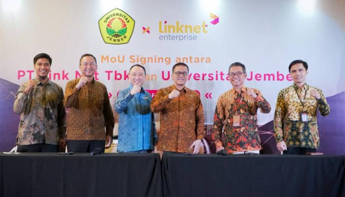 Dorong Smart Campus Berbasis Al, Linknet Enterprise Teken Nota Kesepahaman (MoU) dengan Universitas Jember
