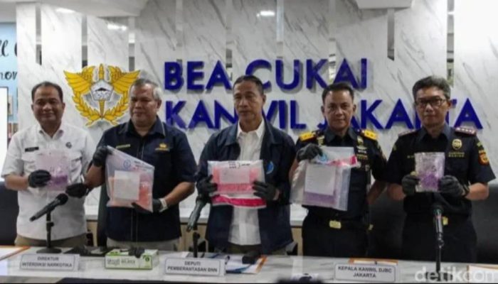 BNN dan Bea Cukai Jakarta Gagalkan Penyelundupan Ribuan Ekstasi dari Luxembourg