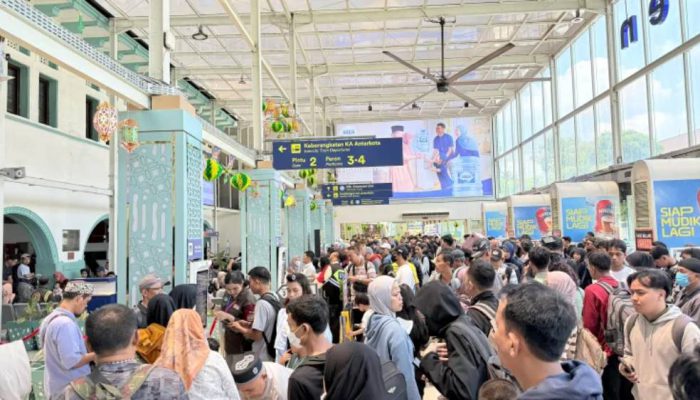 KAI: Puncak Arus Balik Kereta Api Terjadi pada Minggu