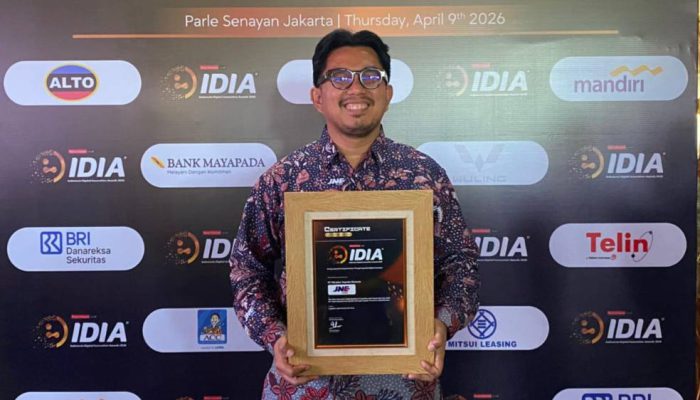 JNE Raih Penghargaan di Indonesia Digital Innovation Awards 2026