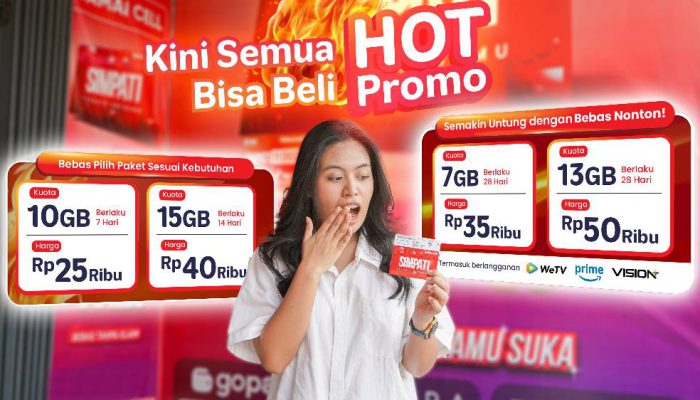 Internet Lebih Hemat, Telkomsel Hadirkan Paket Hot Promo untuk Pengguna SIMPATI