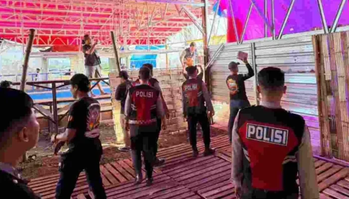 Polisi Bongkar Dugaan Arena Sabung Ayam di Sedati Sidoarjo