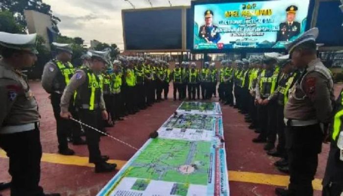 Pergerakan Massa Buruh, Polisi Terapkan Rekayasa Lalin Sidoarjo–Surabaya