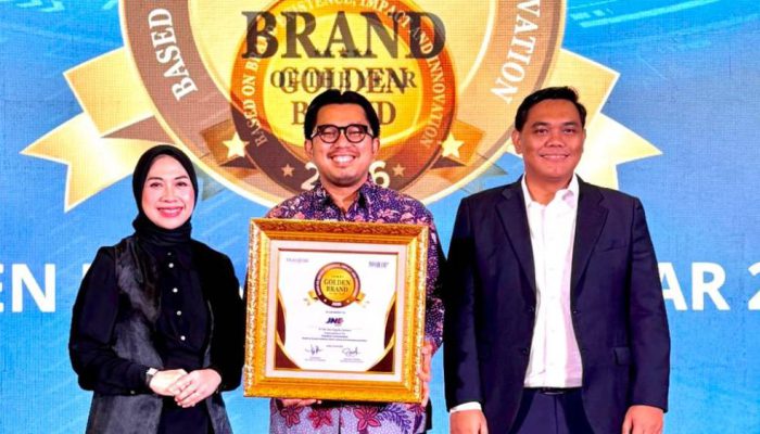 JNE Raih Predikat Excellent di Golden Brand of The Year 2026
