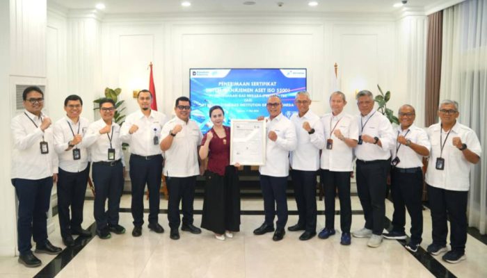 Infrastruktur Gas PGN Diakui Dunia, ISO 55001 Kembali Diraih