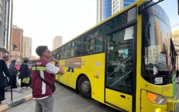 Layanan Bus Shalawat Makkah Dijaga Petugas Selama 24 Jam Penuh