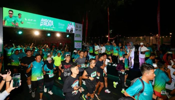 Ansor Night Fun Run Banyuwangi Diikuti 700 Peserta dari Berbagai Daerah