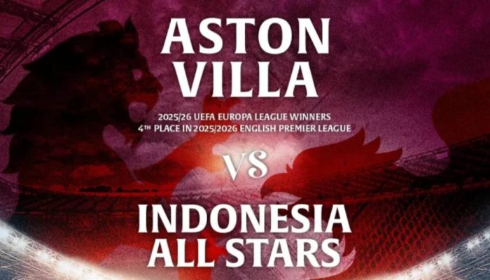 Penjualan Tiket Aston Villa Pre-Season Tour Indonesia 2026 Resmi Dimulai