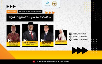 Judi Online Kian Mengkhawatirkan, Komdigi dan DPR RI Gencarkan Edukasi Digital