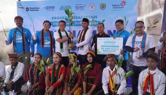 Perkuat Konservasi Pesisir, TelkomGroup Tanam 20 Ribu Mangrove