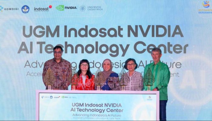 Kemkomdigi, Indosat, NVIDIA dan UGM Resmi Buka Pusat Teknologi AI untuk Perkuat Riset Nasional