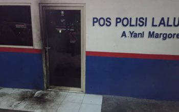 Pos Polisi Margorejo Surabaya Disasar Lemparan Molotov, Polisi Selidiki