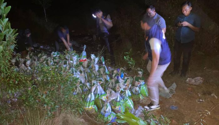 Tim Gabungan Gagalkan Penyelundupan 1,6 Ton Pasir Timah Ilegal di Belitung