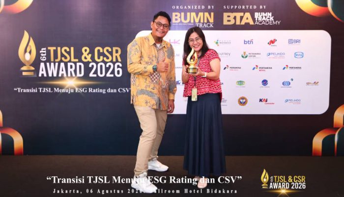 Inovasi Pemberdayaan Nelayan Kepiting Soka Antarkan PT Terminal Teluk Lamong Raih Kategori Gold TJSL & CSR Award 2026