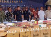 Tekan Peredaran Rokok Ilegal, Bea Cukai Jember Musnahkan 7,4 Juta Batang