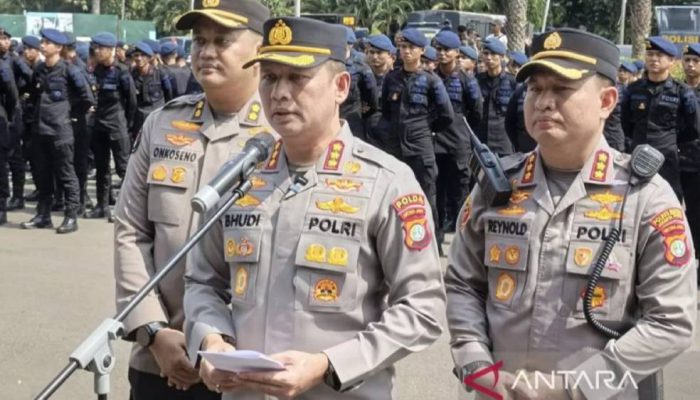 Jelang Aksi di DPR, Polda Metro Jaya Siapkan Pengamanan