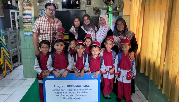 Dukung Pendidikan Anak Usia Dini, BRI Berikan Bantuan Rp62 Juta di Surabaya