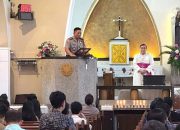 Perkuat Kerukunan, Kapolresta Malang Kota Gelar Minggu Kasih Bersama Jemaat Gereja Katedral Ijen