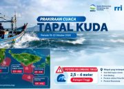 BMKG Keluarkan Peringatan Gelombang Tinggi di Banyuwangi dan Selat Bali