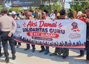Aksi Solidaritas Guru MI Meluntur, Kemenag Lamongan Tekankan Pentingnya Koordinasi